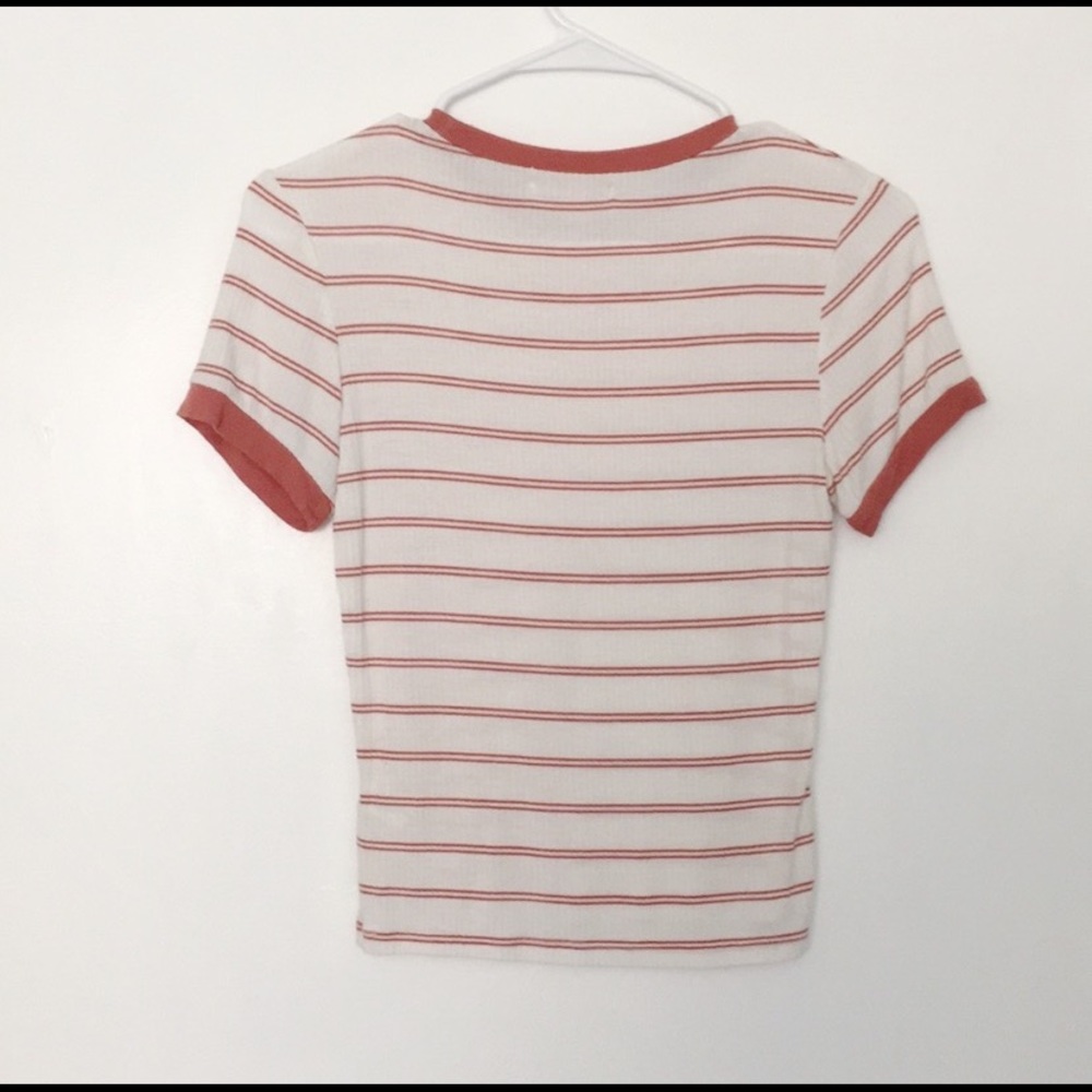 Stripped Ribbed Tee - Picture 2 of 3